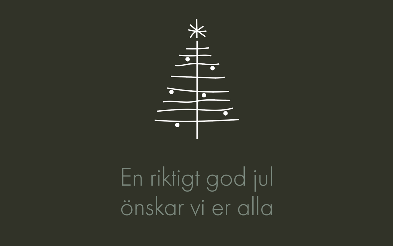 Nordmarknordmark Julhälsning