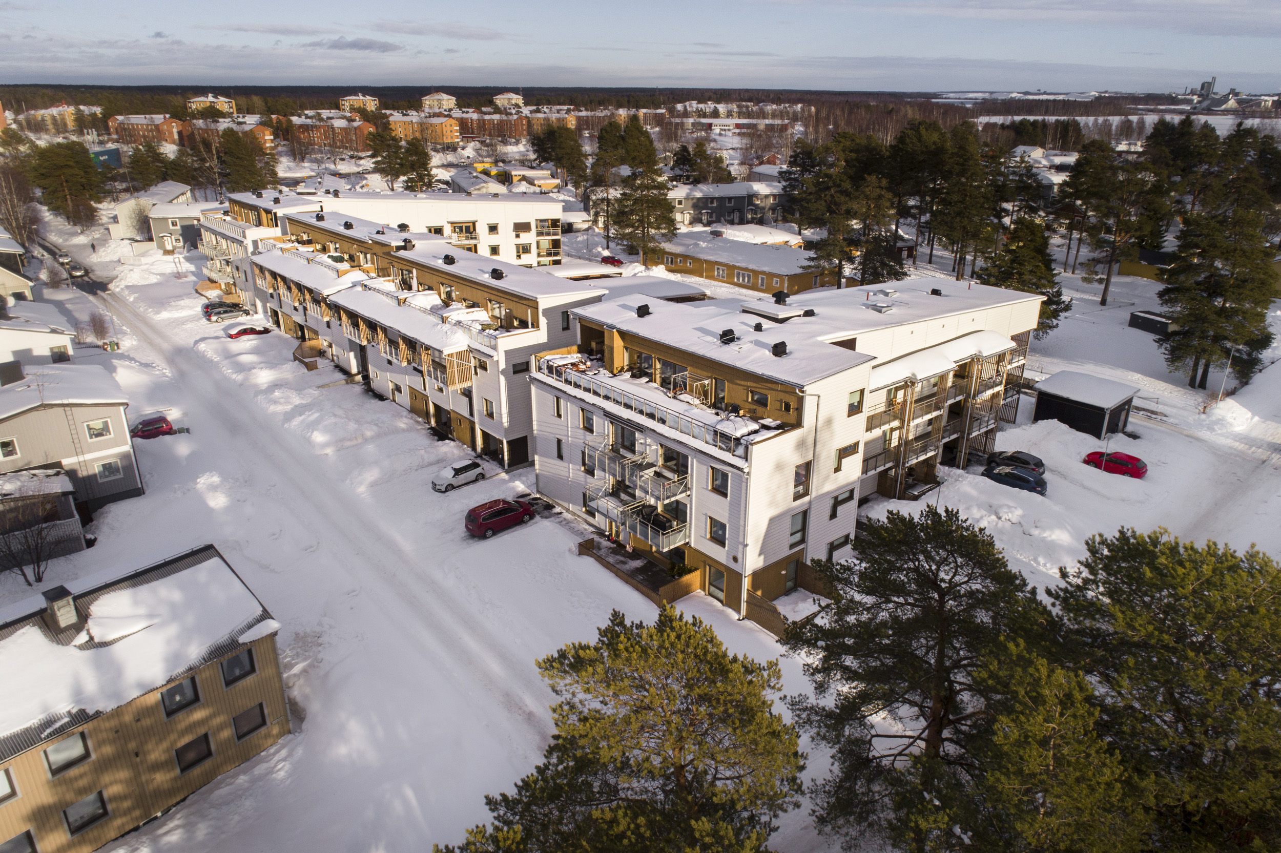 Nordmark & Nordmark arkitekter, BRF Trädgården, HSB, Lindbäcks, Lövskatan, Luleå, flerbostadshus