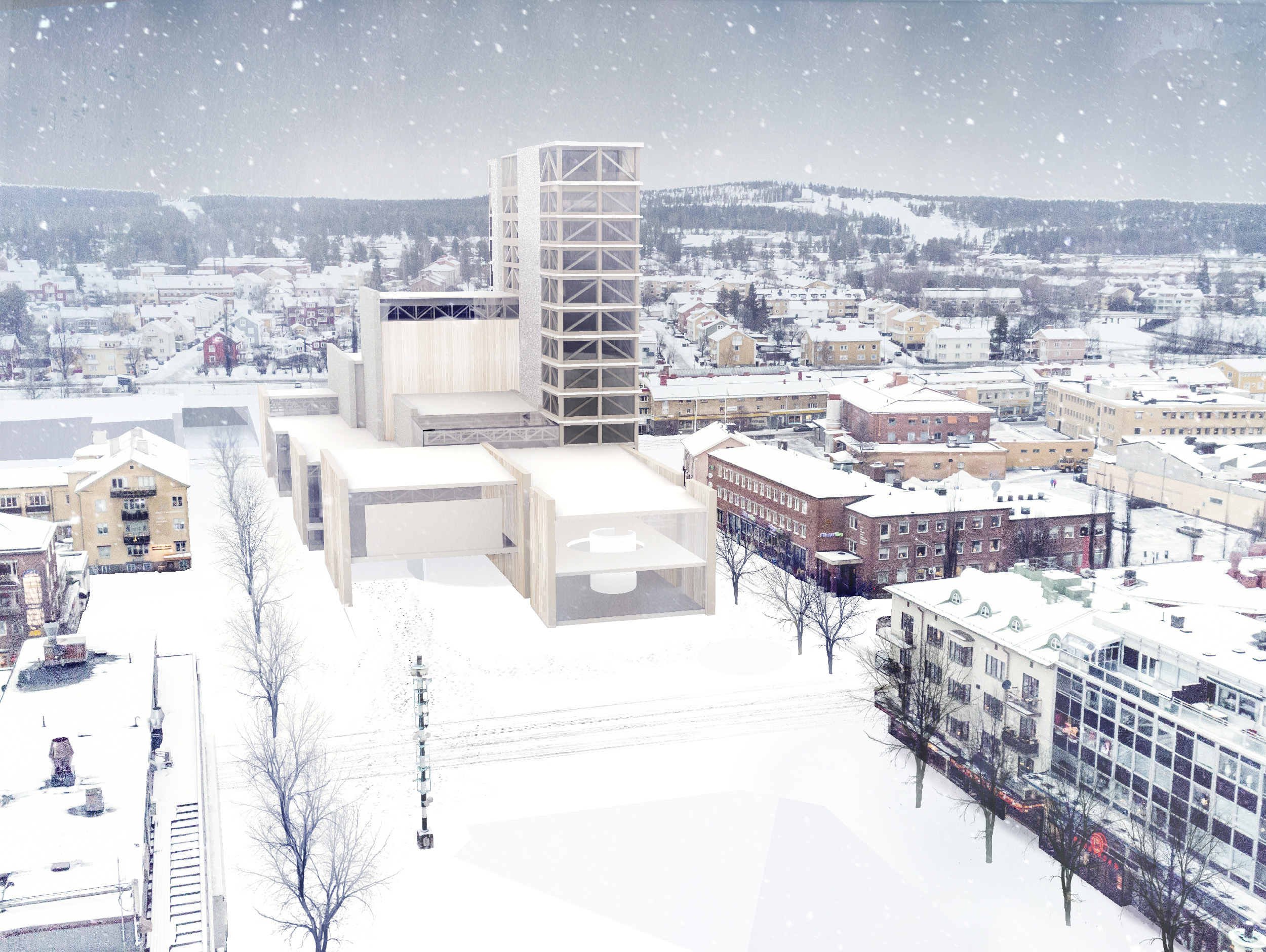 Nordmark & Nordmark arkitekter, kulturhus, Skellefteå, arkitekttävling, tävling, offentlig byggnad