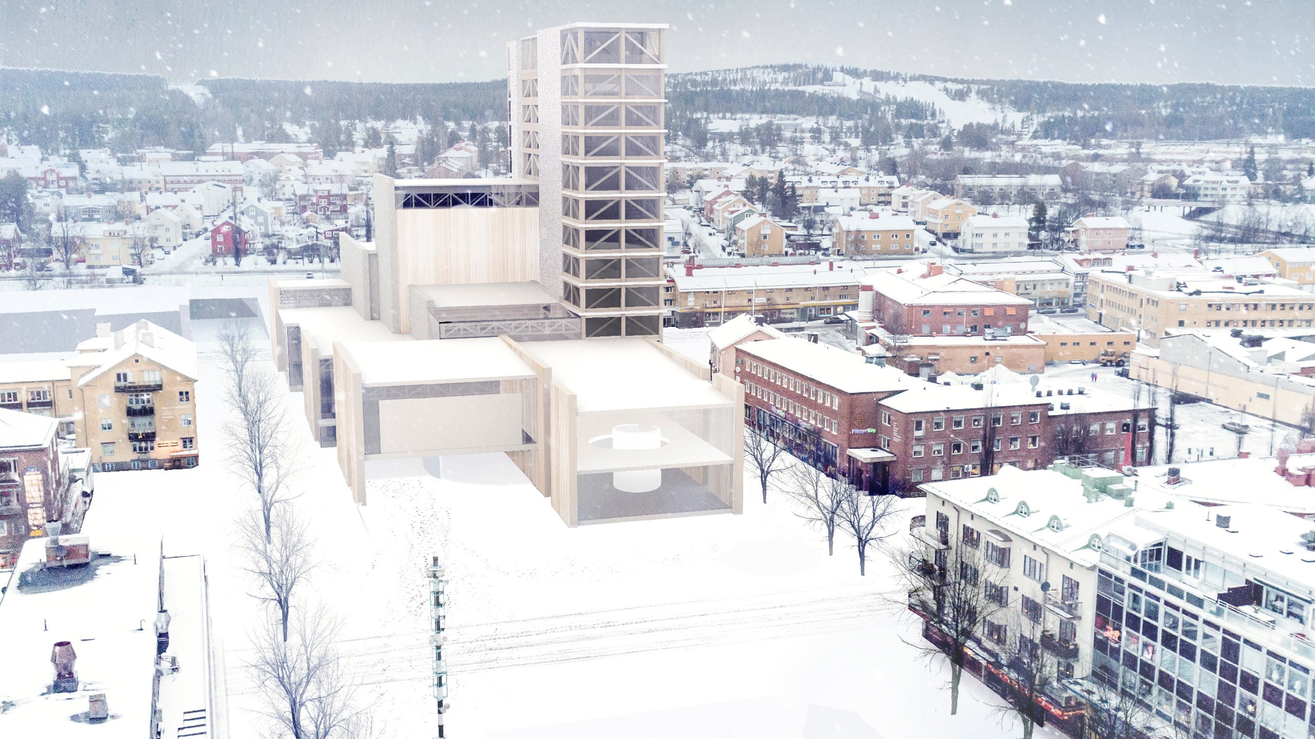 Nordmark & Nordmark arkitekter, kulturhus, Skellefteå, arkitekttävling, tävling, offentlig byggnad
