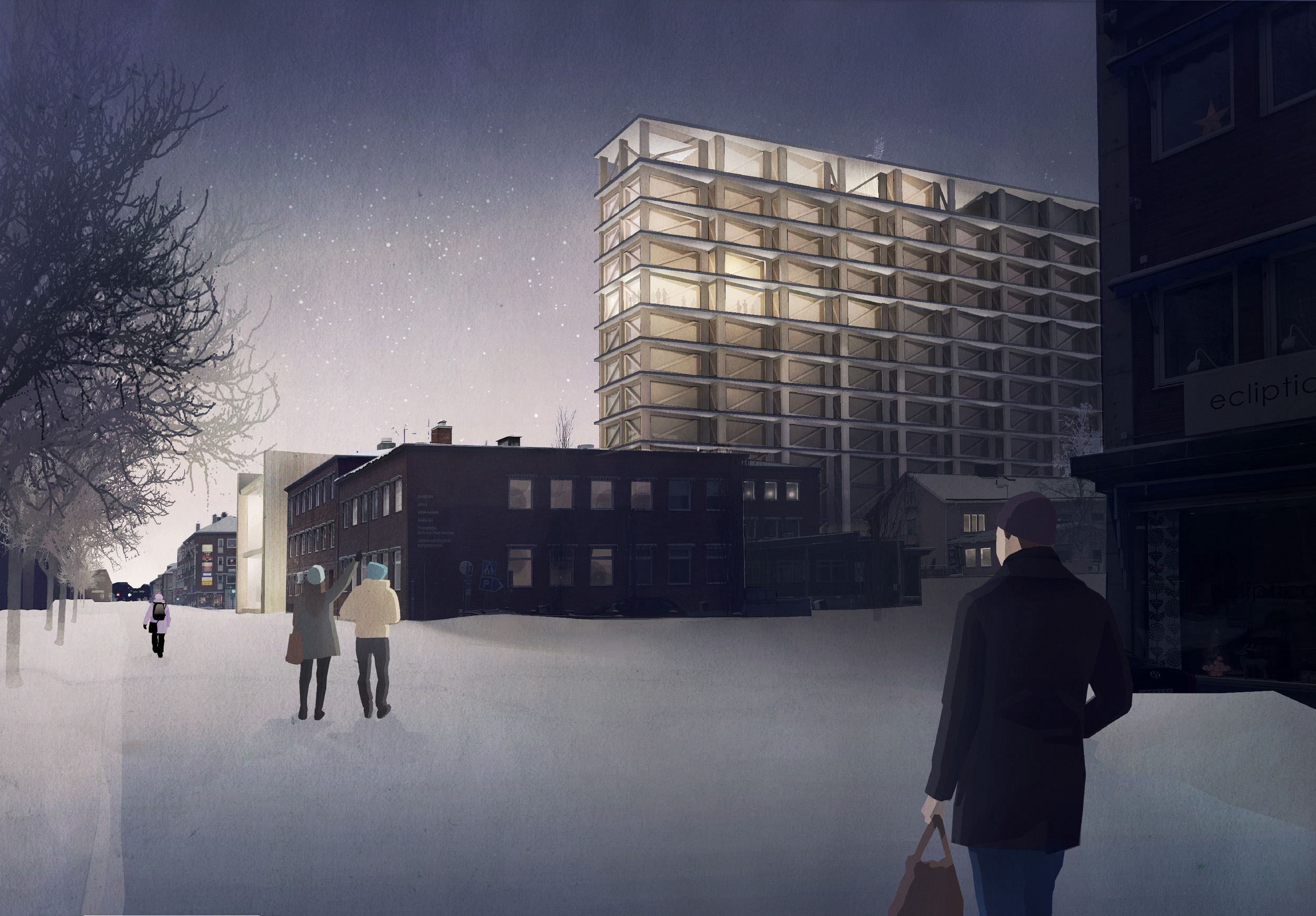 Nordmark & Nordmark arkitekter, kulturhus, Skellefteå, arkitekttävling, tävling, offentlig byggnad