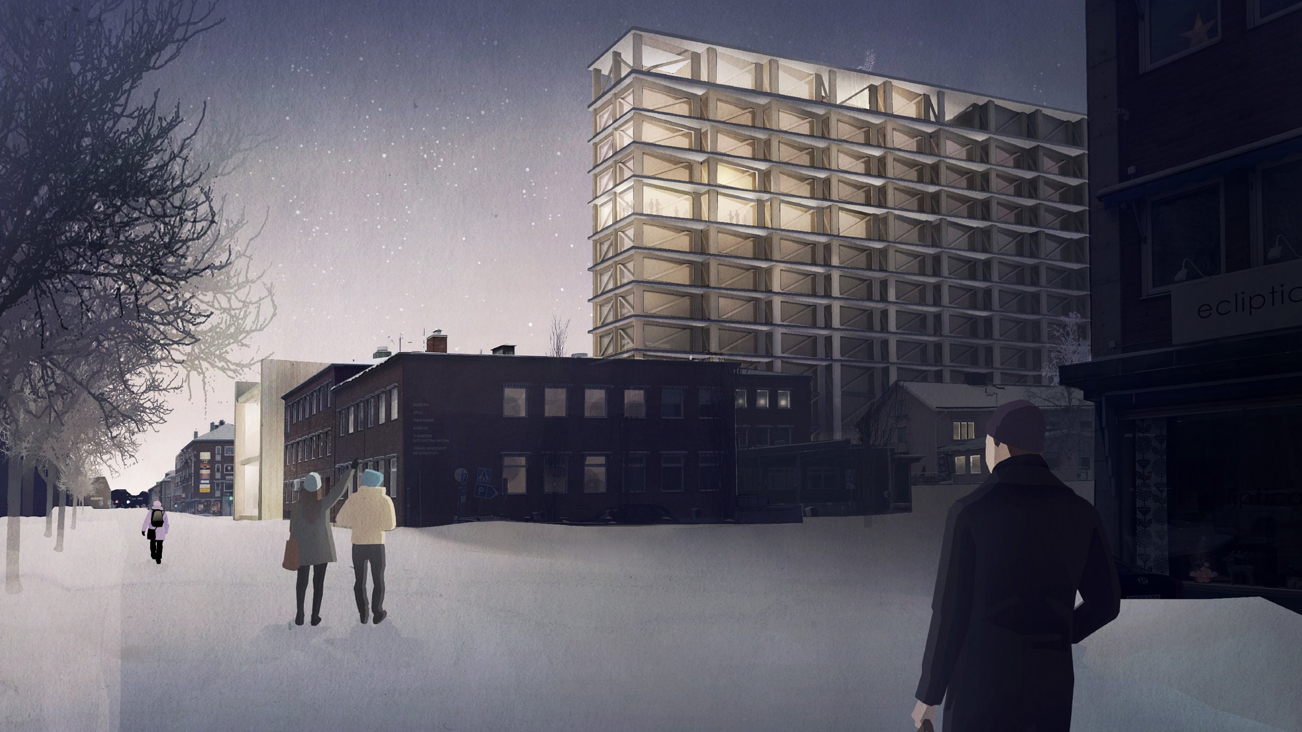 Nordmark & Nordmark arkitekter, kulturhus, Skellefteå, arkitekttävling, tävling, offentlig byggnad