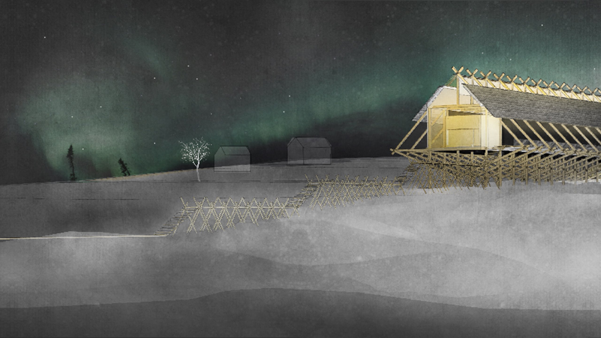 Nordmark & Nordmark arkitekter, konsthall, Vitsaniemi, Tornedalen, arkitekttävling, tävling,