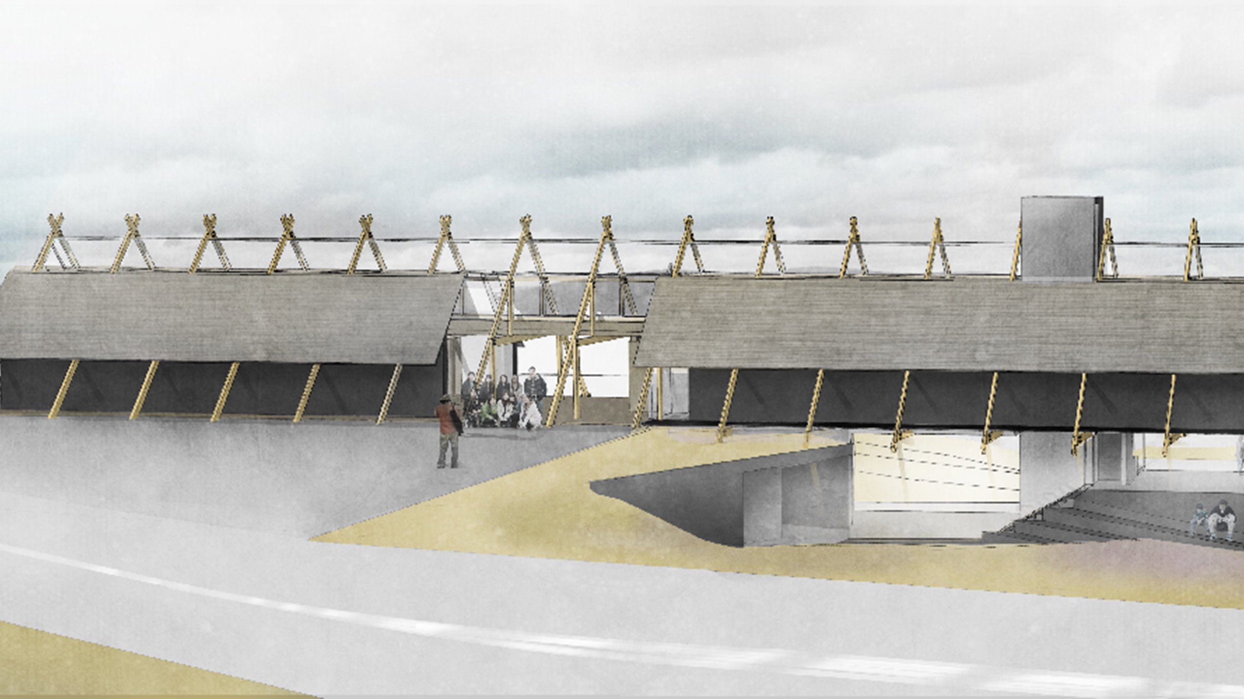 Nordmark & Nordmark arkitekter, konsthall, Vitsaniemi, Tornedalen, arkitekttävling, tävling,