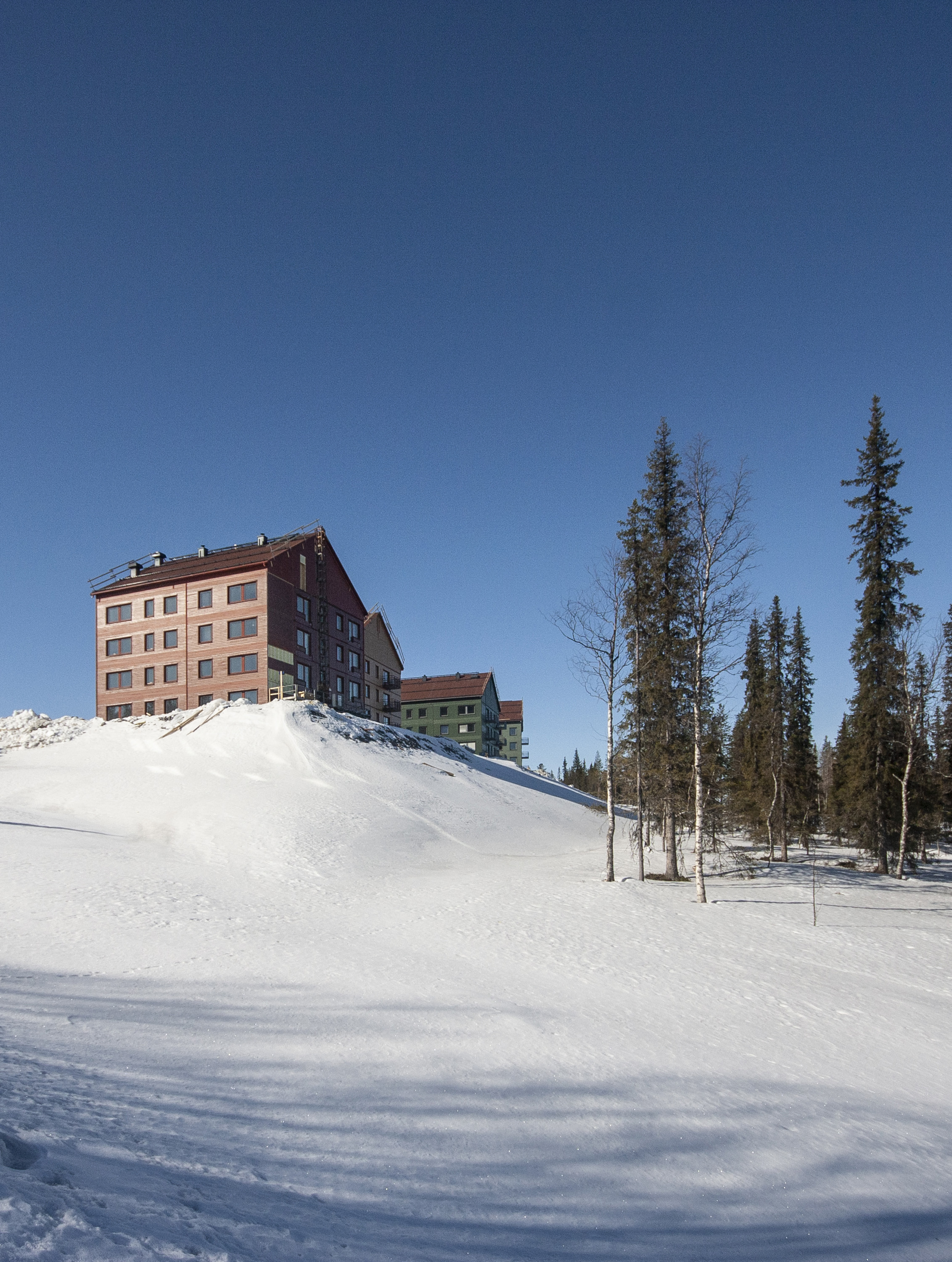 Nordmark & Nordmark arkitekter, Repisvaara, LKAB, Lindbäcks, flerbostadshus, Gällivare, Industriellt byggande