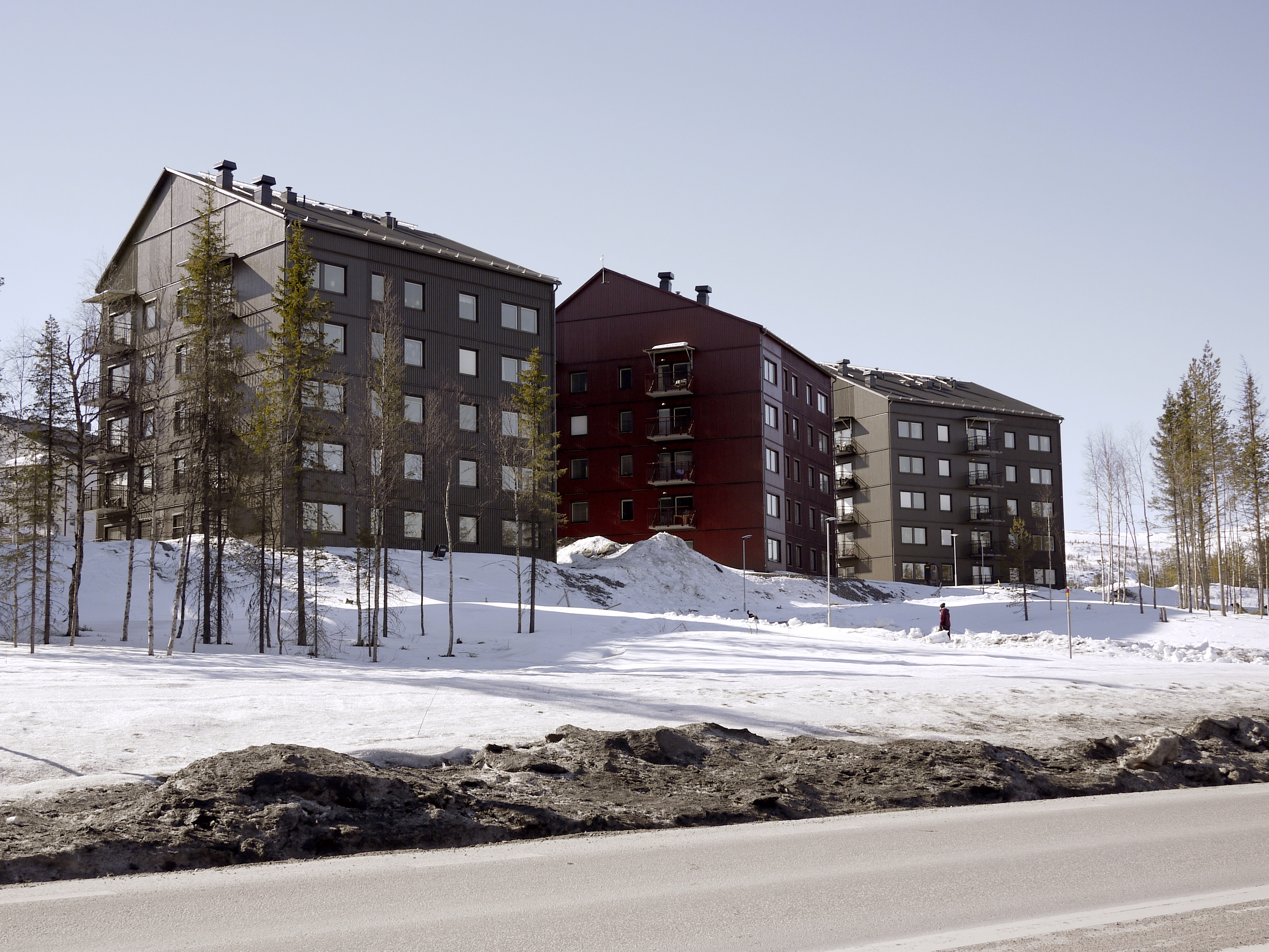 Nordmark & Nordmark arkitekter, Repisvaara, LKAB, Lindbäcks, flerbostadshus, Gällivare, Industriellt byggande