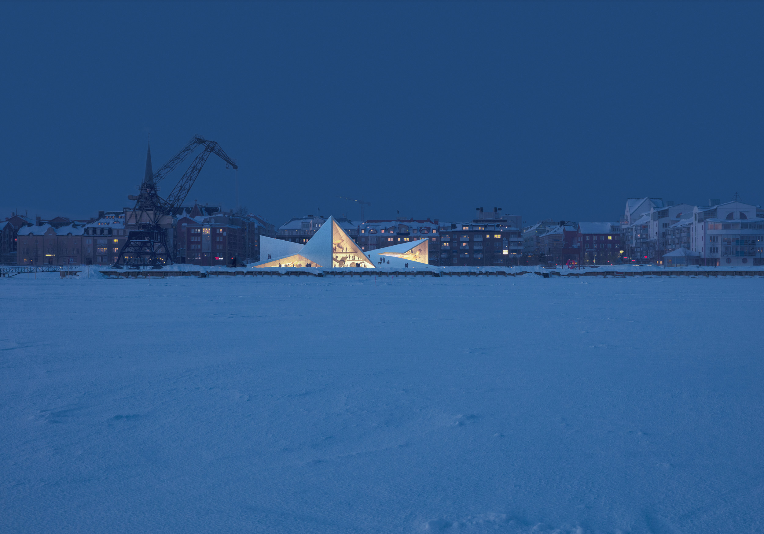 Nordmark & Nordmark arkitekter, Teknikens hus, Luleå, Södra hamn, science center, Trivia