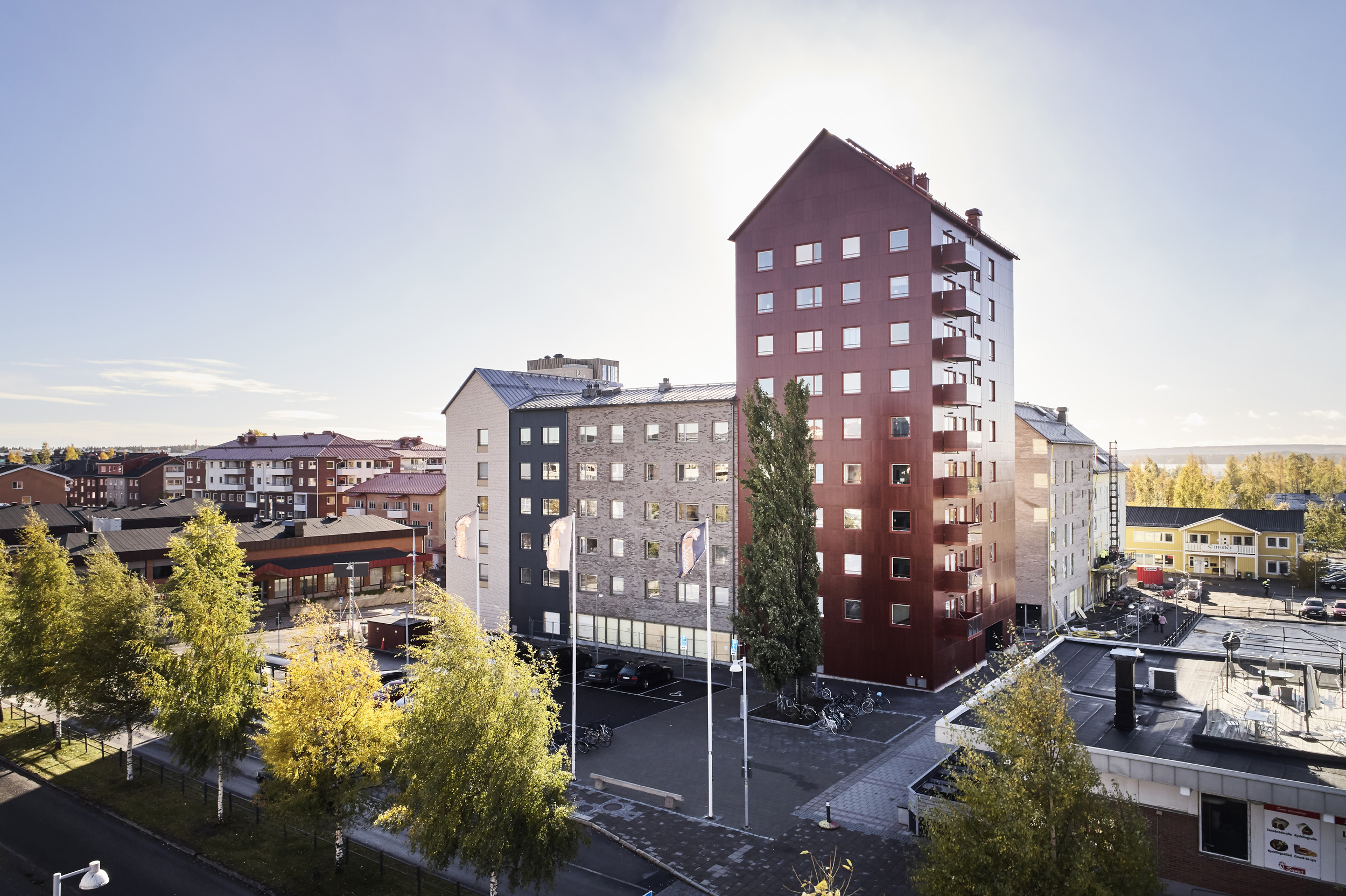 Nordmark & Nordmark arkitekter, Kv Tallen, Piteå, Lindbäcks, flerbostadshus, 