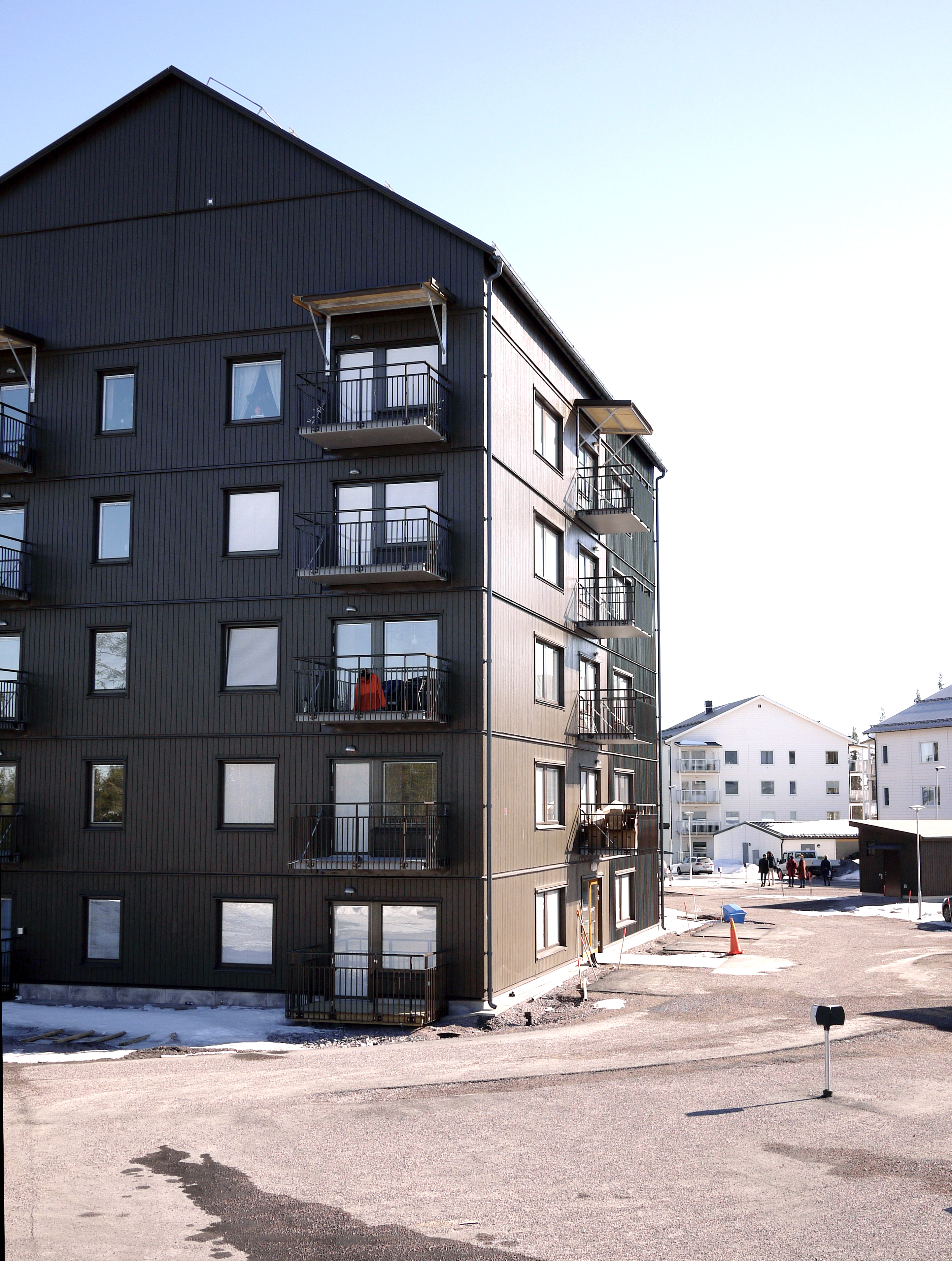 Nordmark & Nordmark arkitekter, Repisvaara, LKAB, Lindbäcks, flerbostadshus, Gällivare, Industriellt byggande