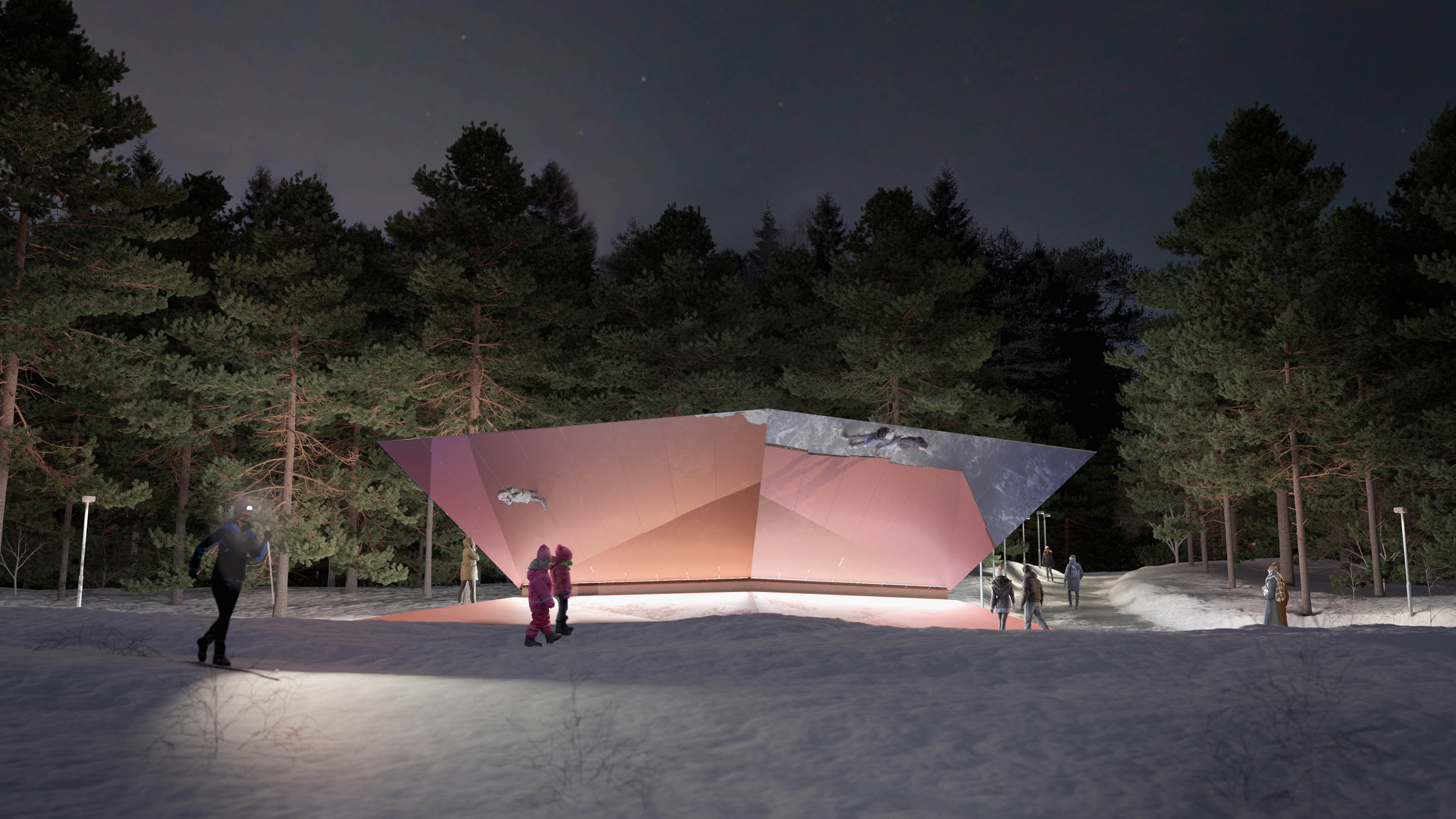 Nordmark & Nordmark arkitekter, Prisma, pumpstation, Luleå, tävling, arkitekttävling, Mjölkudden