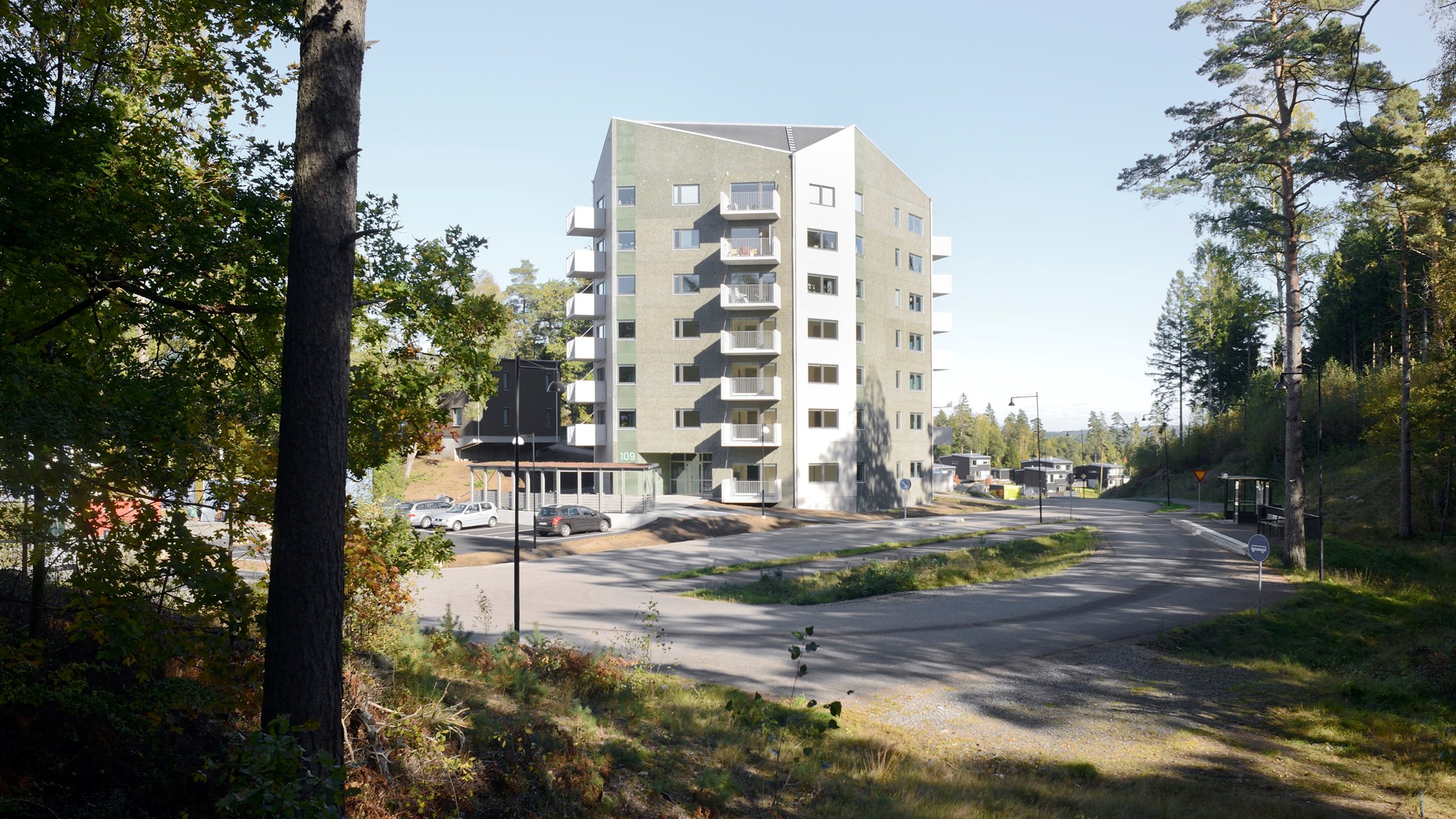 Nordmark & Nordmark arkitekter, Höjdpunkten, Lerum, Förbo, Bostadspriset, nominering, arkitektur, Mikael Olsson, flerbostadshus