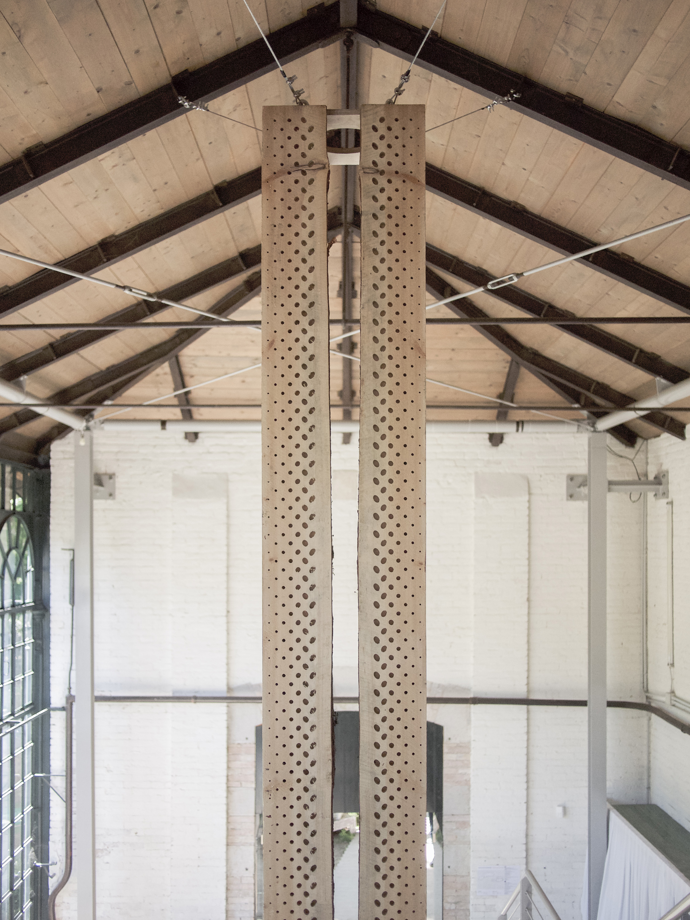 Nordmark & Nordmark arkitekter, TALL, venedigbiennalen 2018, utställning, installation, Plots Prints Projections, Serra dei Giardini, Svenskt trä, swedish wood, Folkhem, Venedig, Venice, CNC, Sveriges Arkitekter