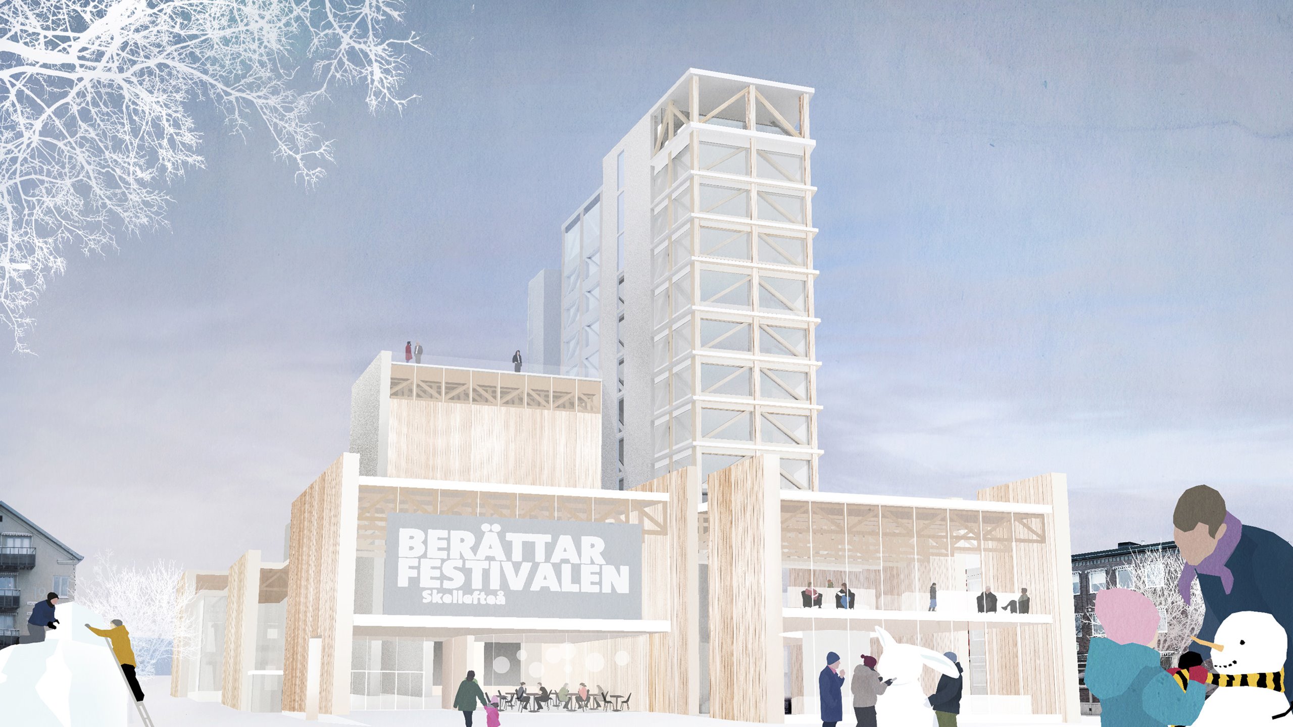 Nordmark & Nordmark arkitekter, kulturhus, Skellefteå, arkitekttävling, tävling, offentlig byggnad