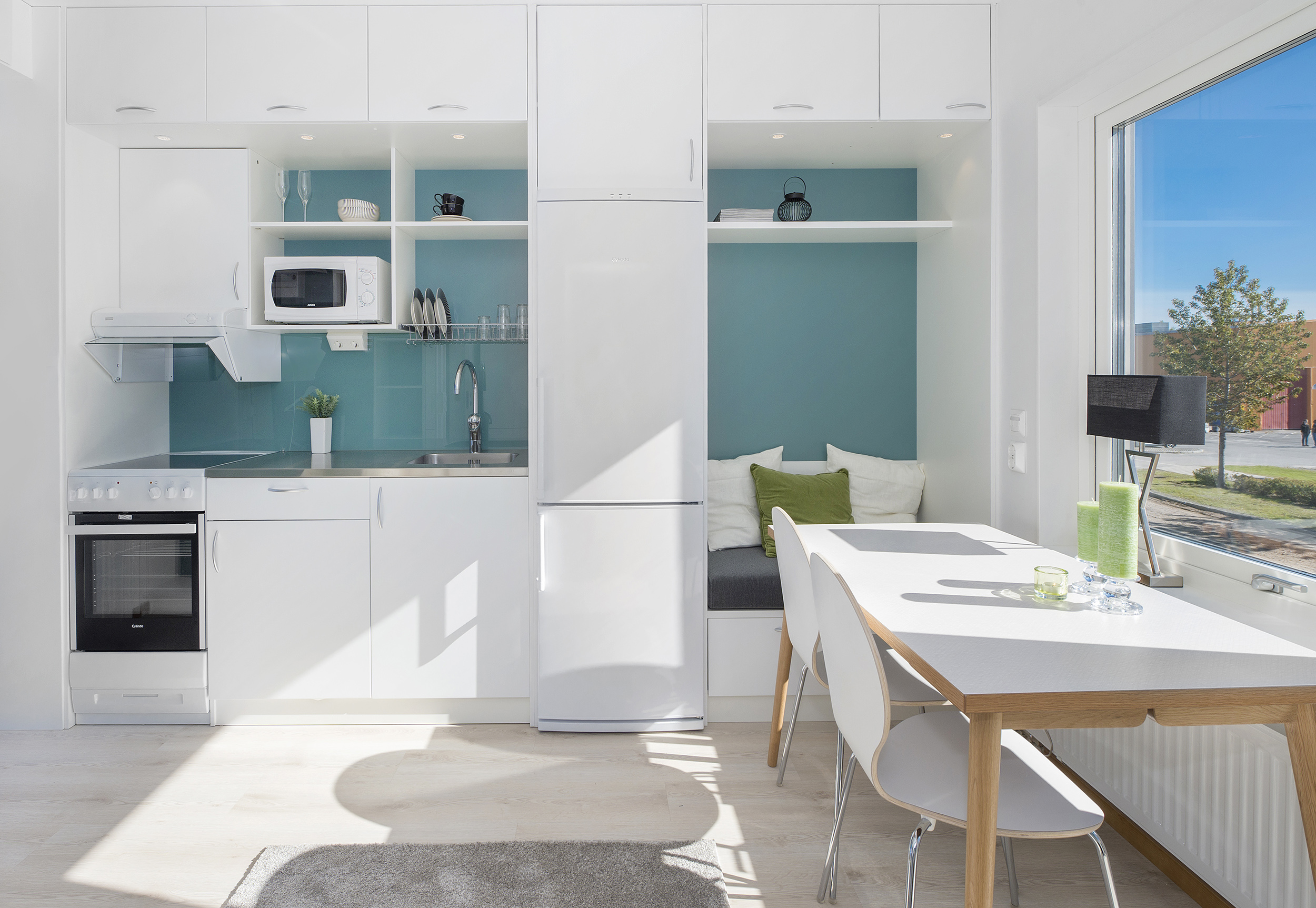 Nordmark & Nordmark arkitekter, studentbostad, 16 kvadrat, compact living, student housing, komplettan, småa, Lindbäcks